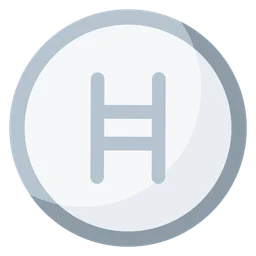 Hedera logo, white icon version, on a transparent background