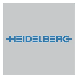Heidelberg logo, white icon version, on a transparent background