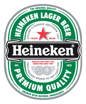 Heineken logo, icon version, on a transparent background