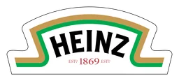 Heinz logo, horizontal version, on a transparent background