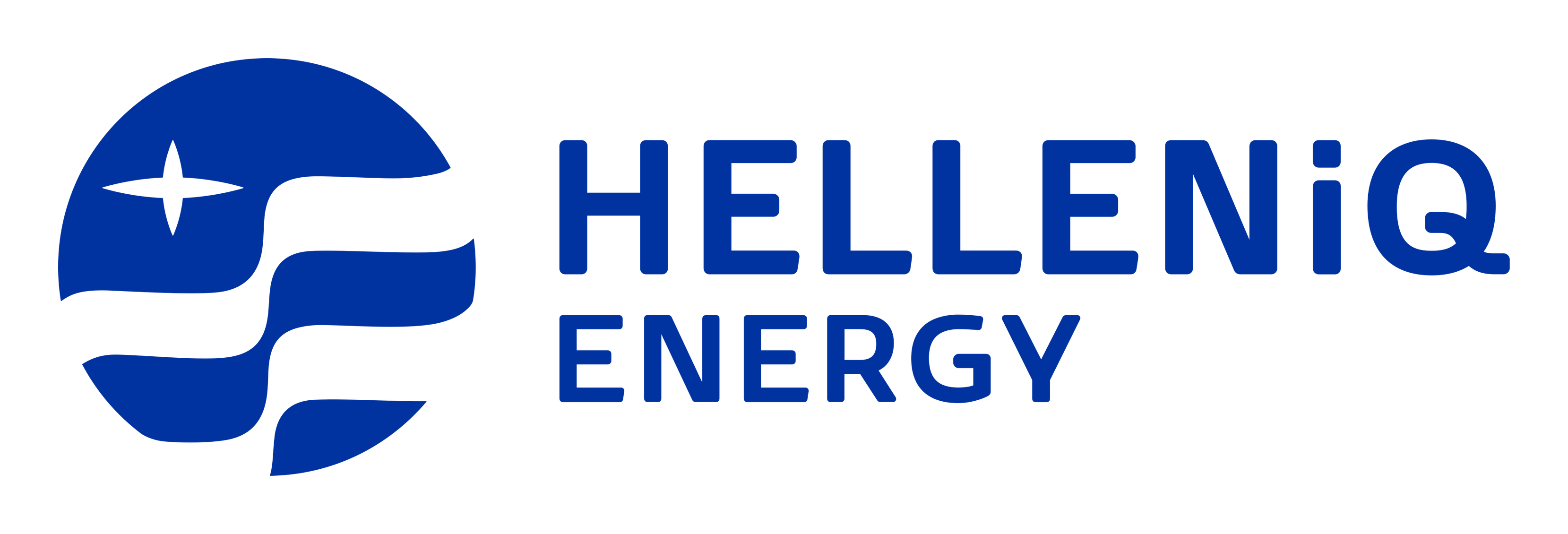 Hellenic Petroleum logo on a transparent background