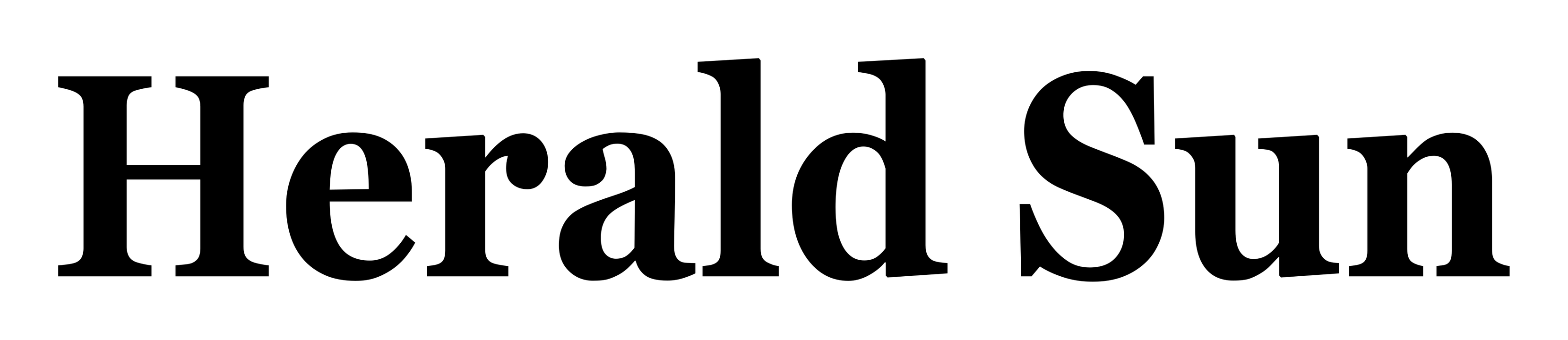 Herald Sun logo on a transparent background