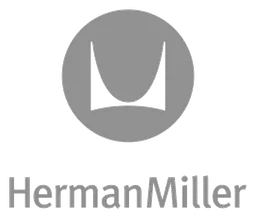 Herman Miller logo, monochrome icon version, on a transparent background