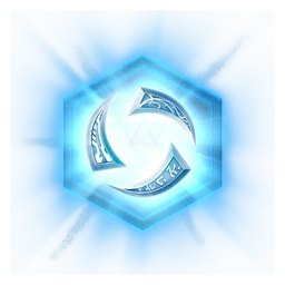 Heroes of the Storm logo, icon version, on a transparent background