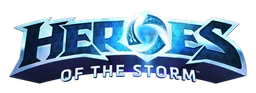 Heroes of the Storm logo, wordmark version, on a transparent background