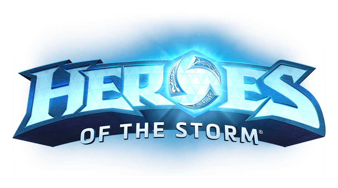 Heroes of the Storm logo on a transparent background