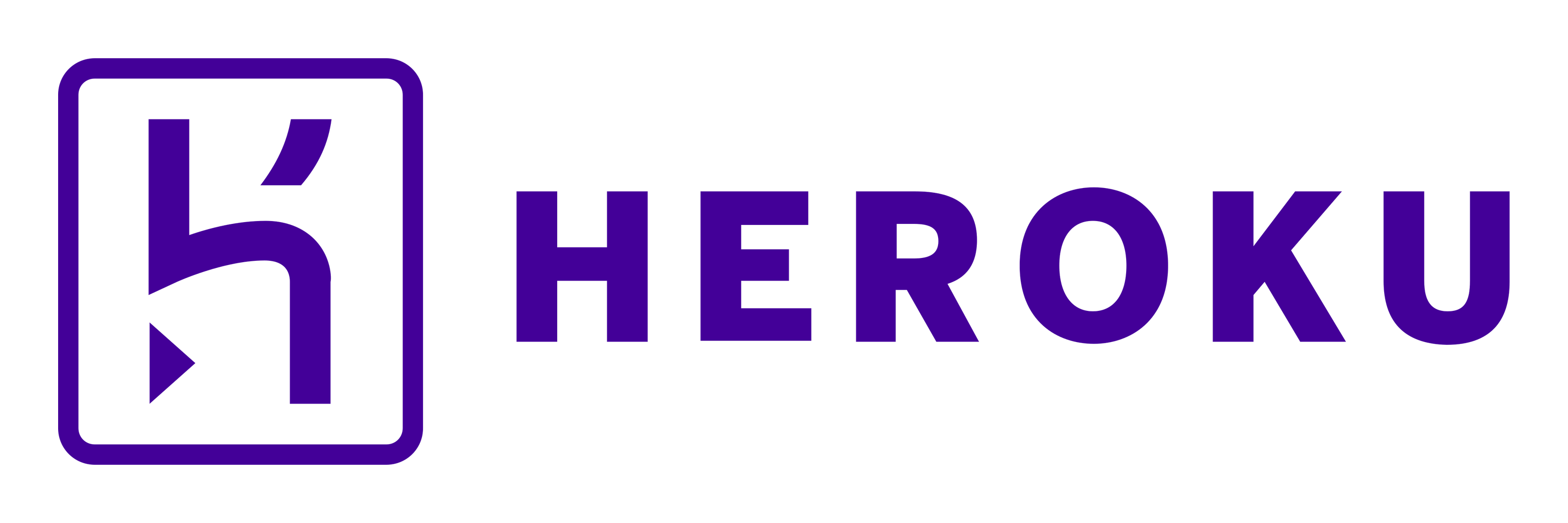 Logo Heroku sur fond transparent
