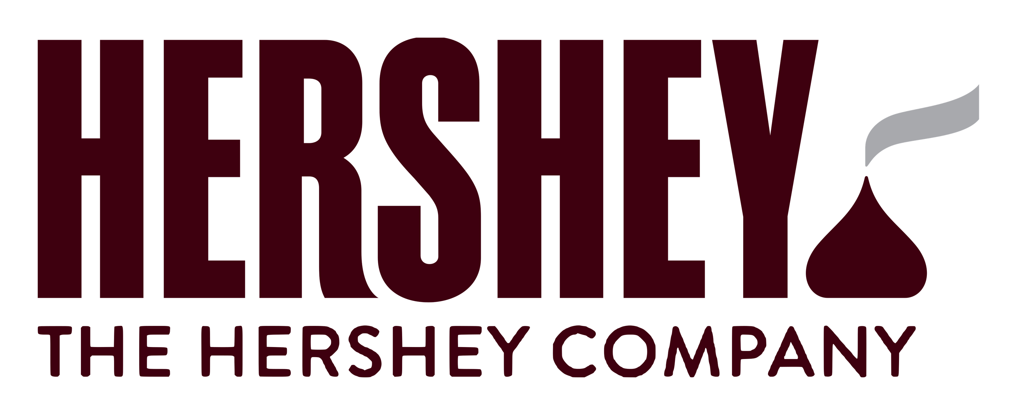Hersheys Logo auf transparentem Hintergrund
