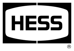 Hess logo, black version, on a transparent background