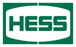 Hess logo, horizontal version, on a transparent background