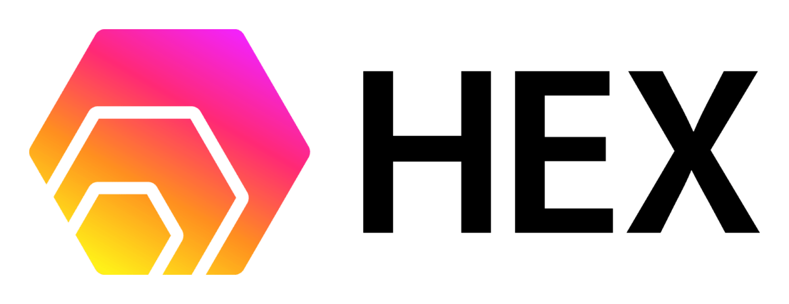 Hex logo on a transparent background