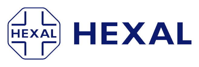 Hexal logo on a transparent background