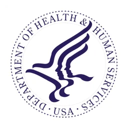 HHS logo, white icon version, on a transparent background