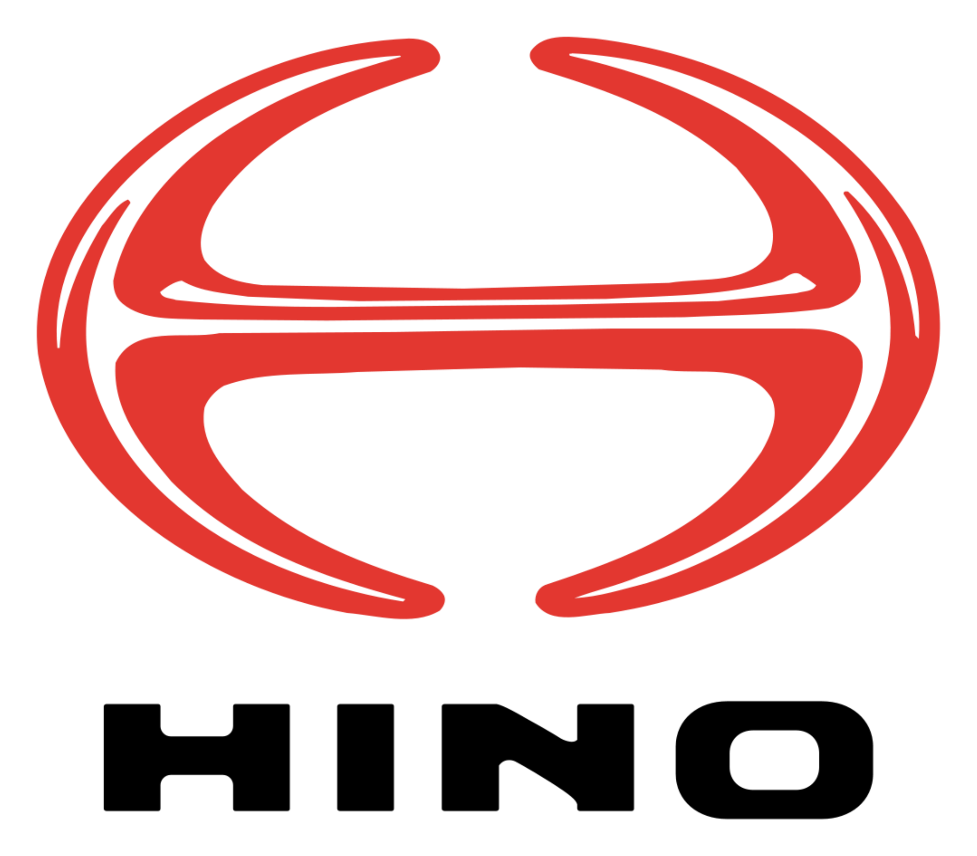 Hino logo on a transparent background