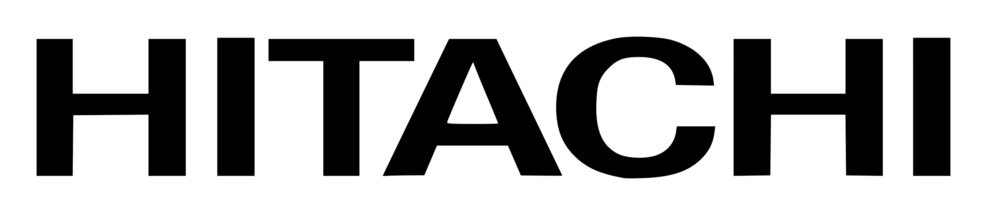 Hitachi logo on a transparent background