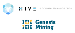 Hive Blockchain logo, horizontal version, on a transparent background