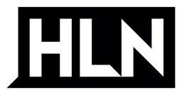 HLN logo, black version, on a transparent background