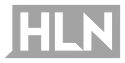 HLN logo, monochrome version, on a transparent background