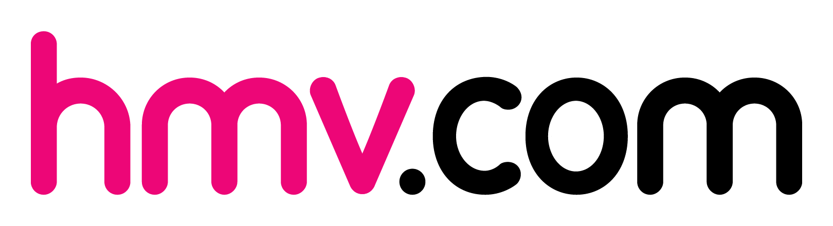 HMV logo on a transparent background