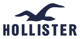 Hollister logo, black version, on a transparent background