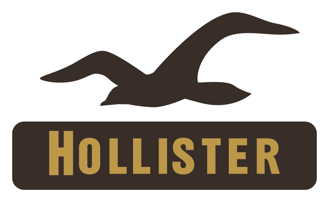 Hollister logo on a transparent background