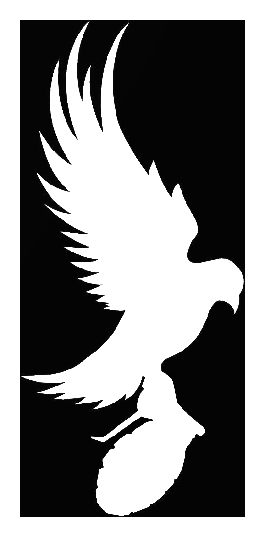 Hollywood Undead logo, black version, on a transparent background