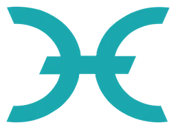 Holo logo, horizontal version, on a transparent background