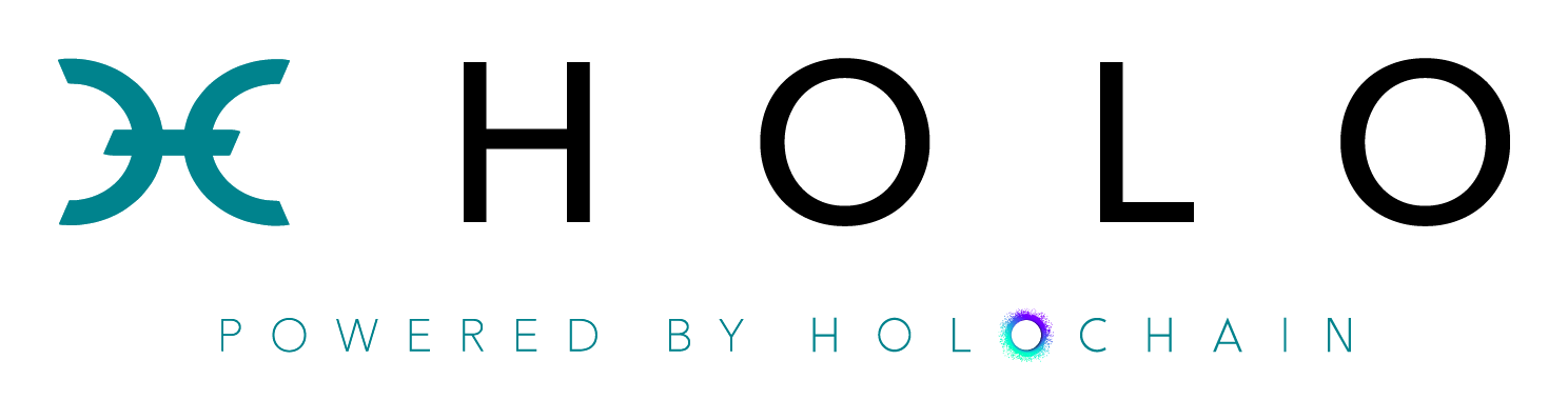 Holo logo on a transparent background