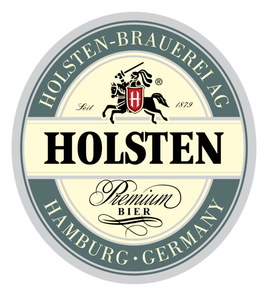 Holsten logo, monochrome icon version, on a transparent background