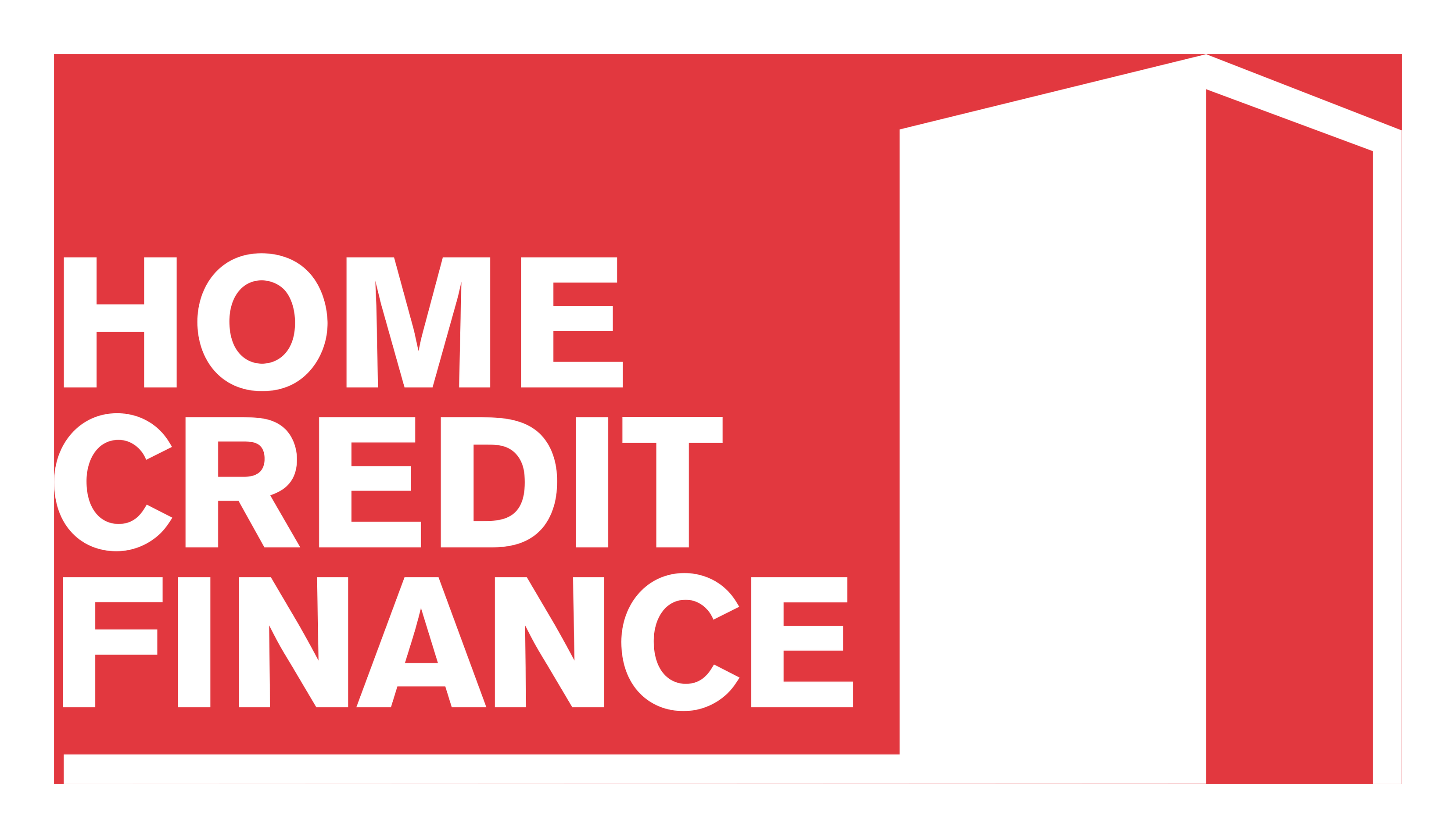 Home Credit Bank logo on a transparent background