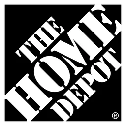 Home Depot logo, monochrome icon version, on a transparent background