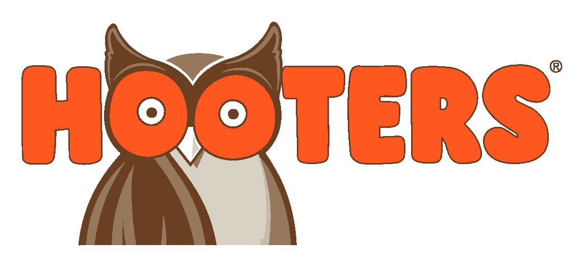 Hooters Logo auf transparentem Hintergrund