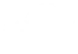 Hospitality logo, white version, on a transparent background