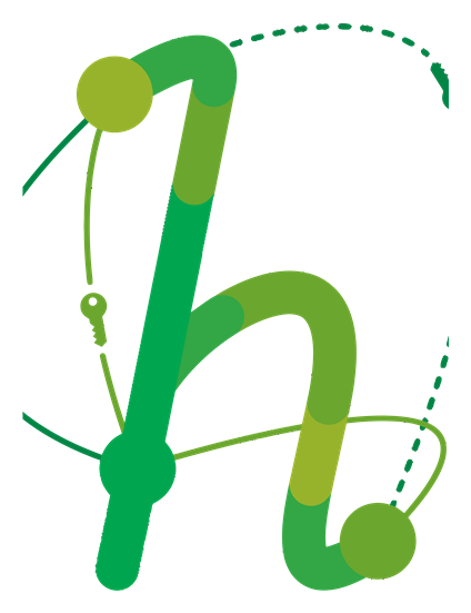 Hotellook logo, horizontal version, on a transparent background