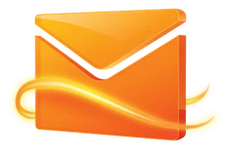 Hotmail logo, horizontal version, on a transparent background