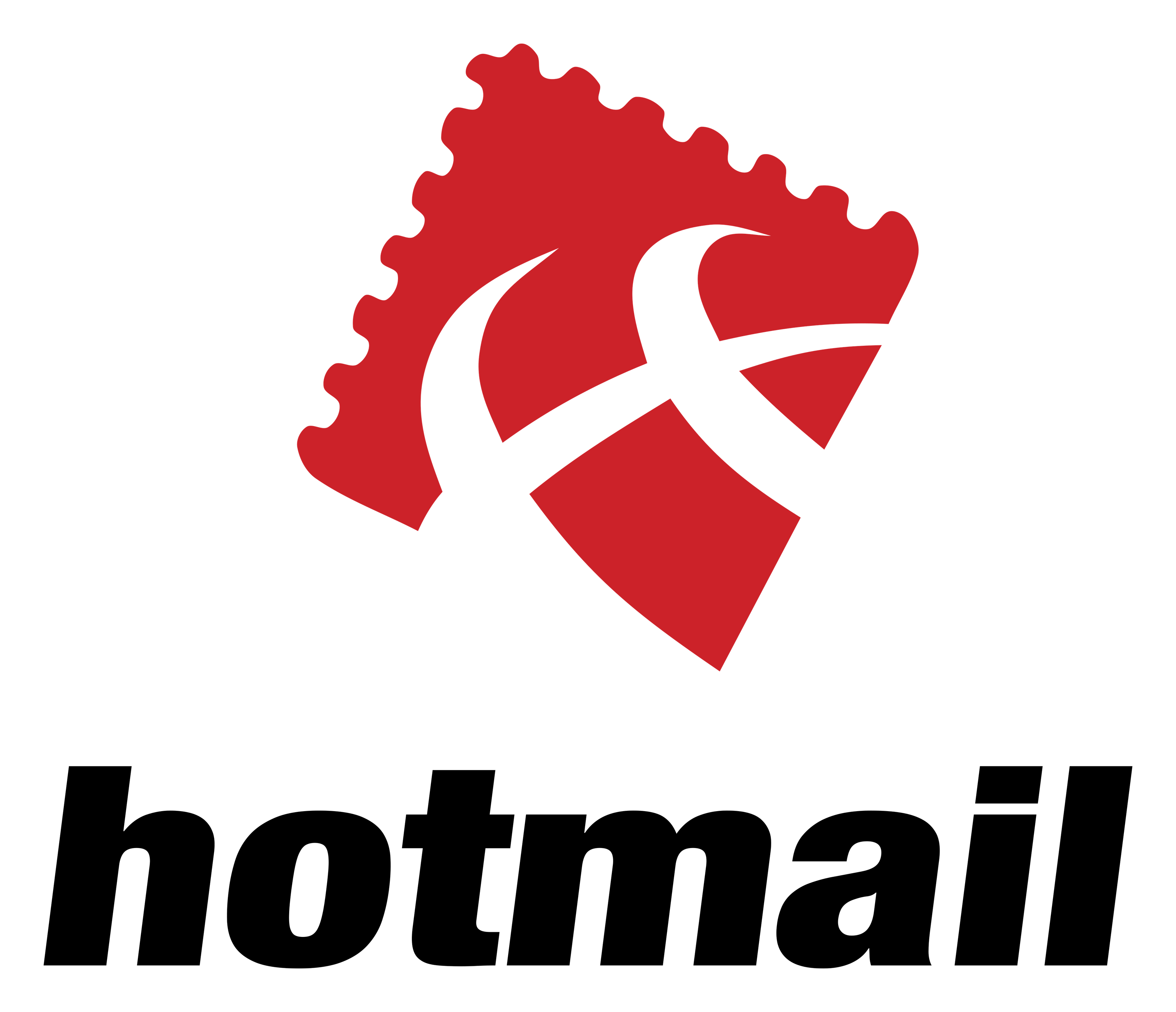 Hotmail logo on a transparent background