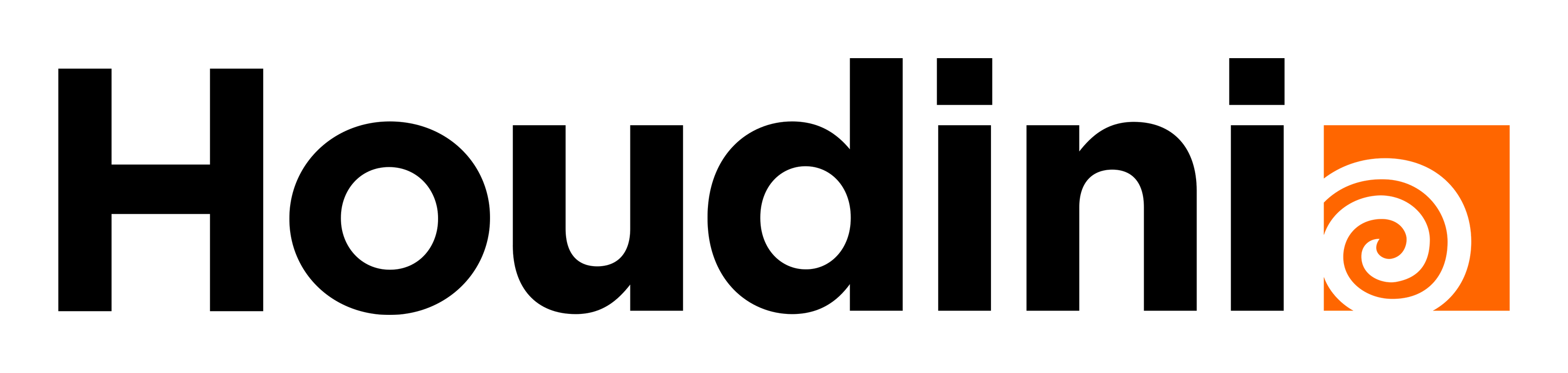 Houdini logo on a transparent background
