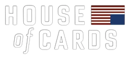 House of Cards logo, horizontal version, on a transparent background