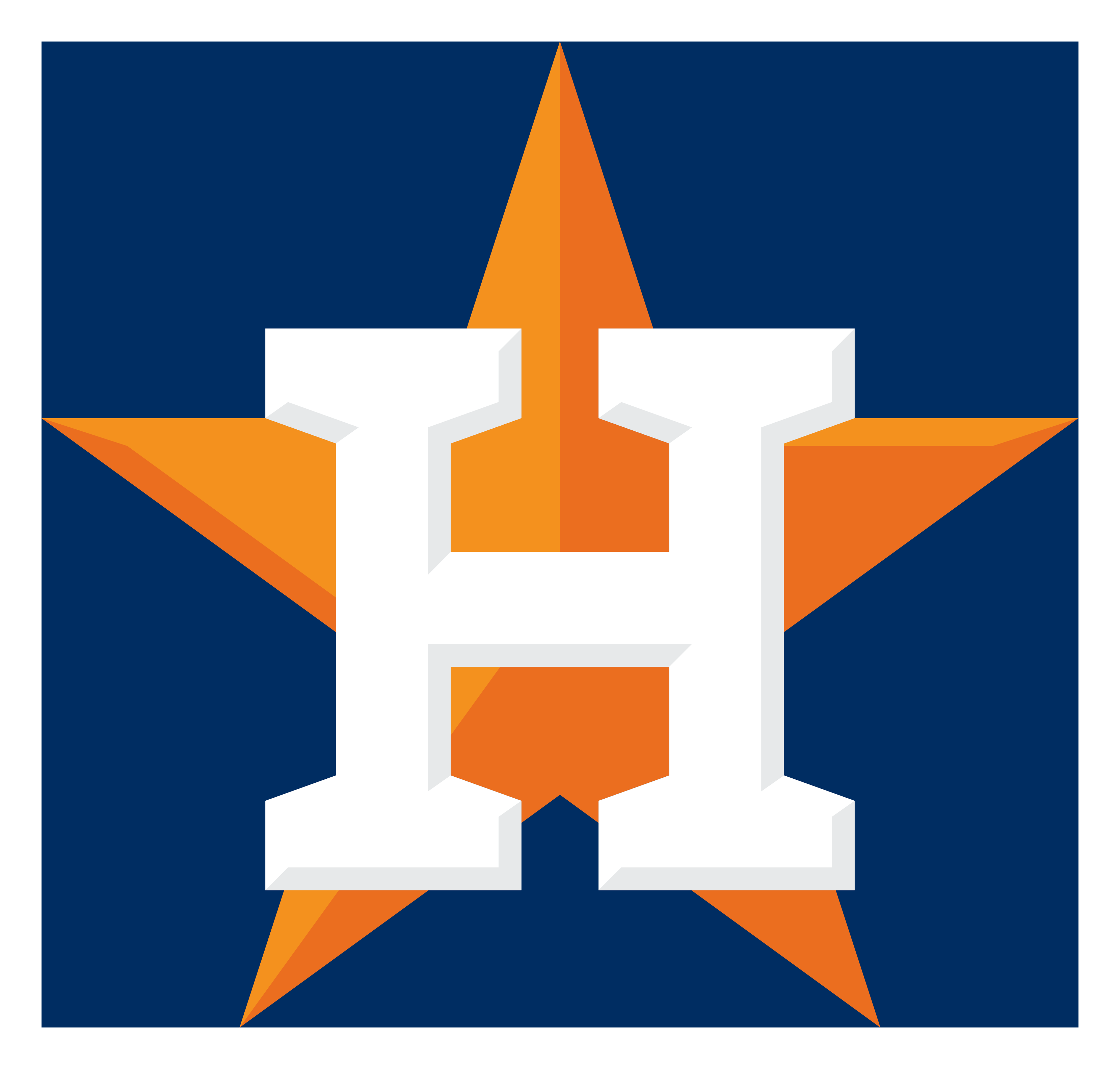 Houston Astros Logo auf transparentem Hintergrund