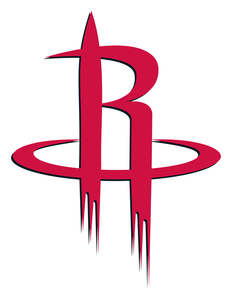 Houston Rockets logo, icon version, on a transparent background