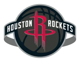 Houston Rockets logo, monochrome version, on a transparent background