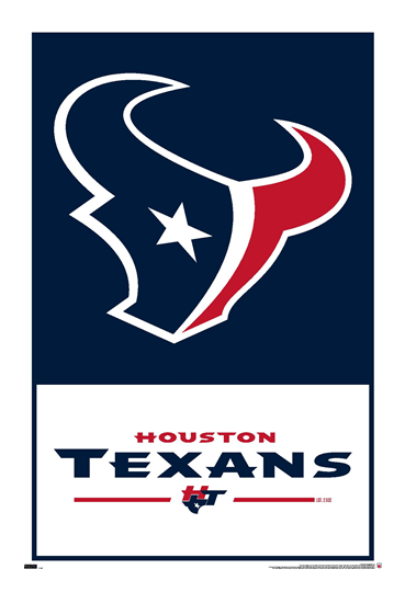 Houston Texans logo, horizontal version, on a transparent background