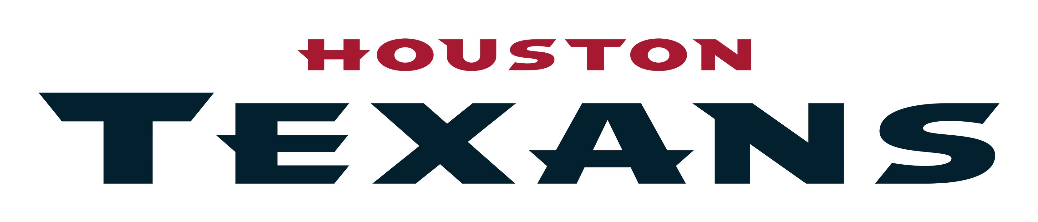 Houston Texans logo on a transparent background