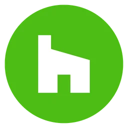 Houzz logo, icon version, on a transparent background