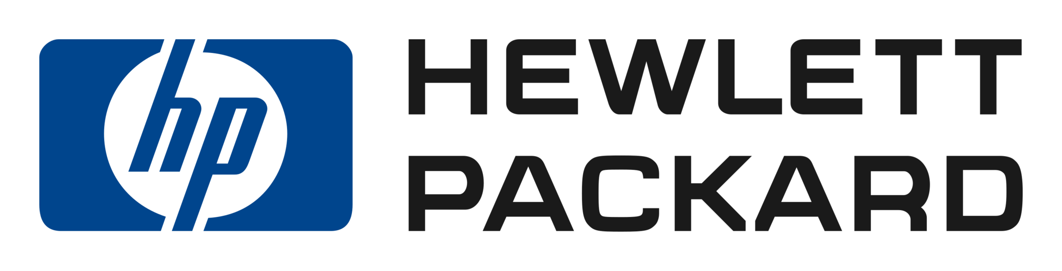 HP Hewlett Packard logo on a transparent background