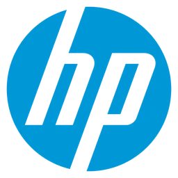 HP logo, icon version, on a transparent background