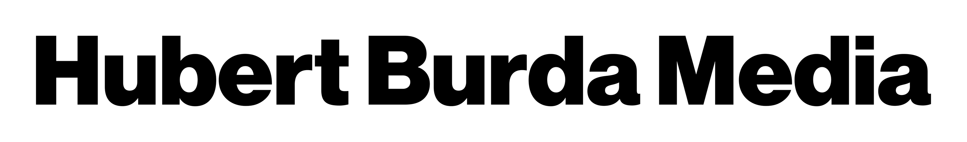 Hubert Burda Media logo on a transparent background