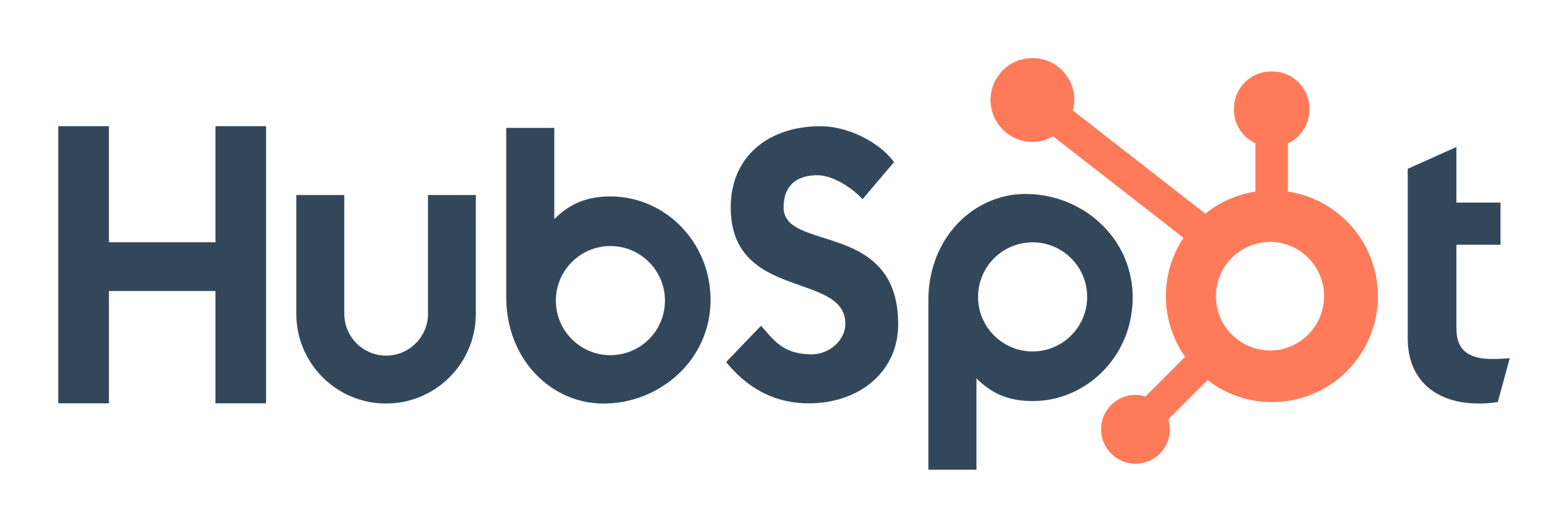 Hubspot logo on a transparent background