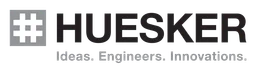 Huesker logo, monochrome wordmark version, on a transparent background