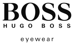 Hugo Boss logo, black version, on a transparent background